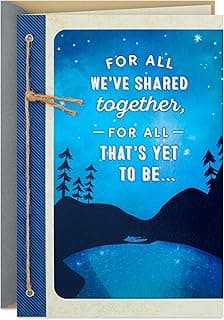 Hallmark Romantic Valentine's Day Card (You Mean the World to Me) for Anniversary, Love, Romantic Birthday, Sweetest Day