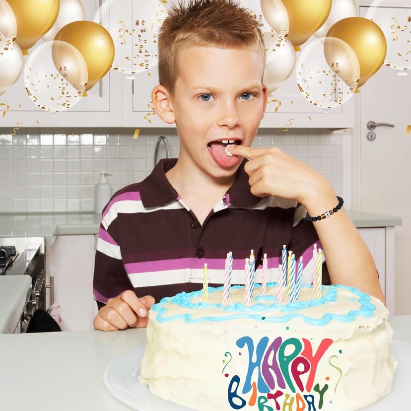 Cross Bracelet for Men - Cool 10th 13th 16th 18th 21st 30th 40th 50th 60th 70th 80th Birthday Gifts for Him, Husband, Dad, Son, Grandson, Brother...