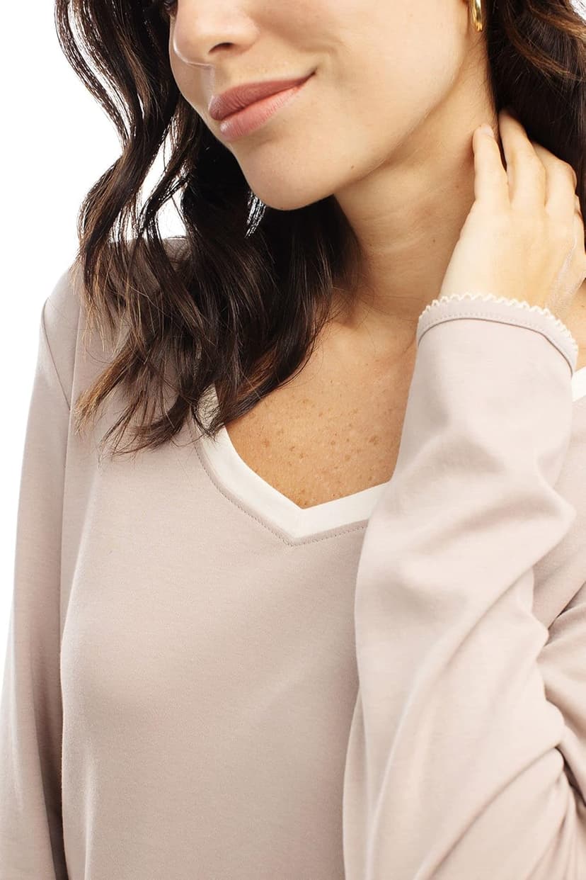 Incredibly Soft Pima Cotton Women's Pajamas Set - The Long Sleeve Set