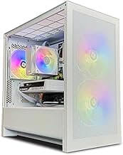 TWELF Onyx H3 Gaming PC – Core i5-13400F, RTX 5060 8GB, 16GB DDR4, 1TB NVMe SSD, WiFi 6, Windows 11 Pro – VR-Ready, White Gaming Tower + Mystery Gift Included
