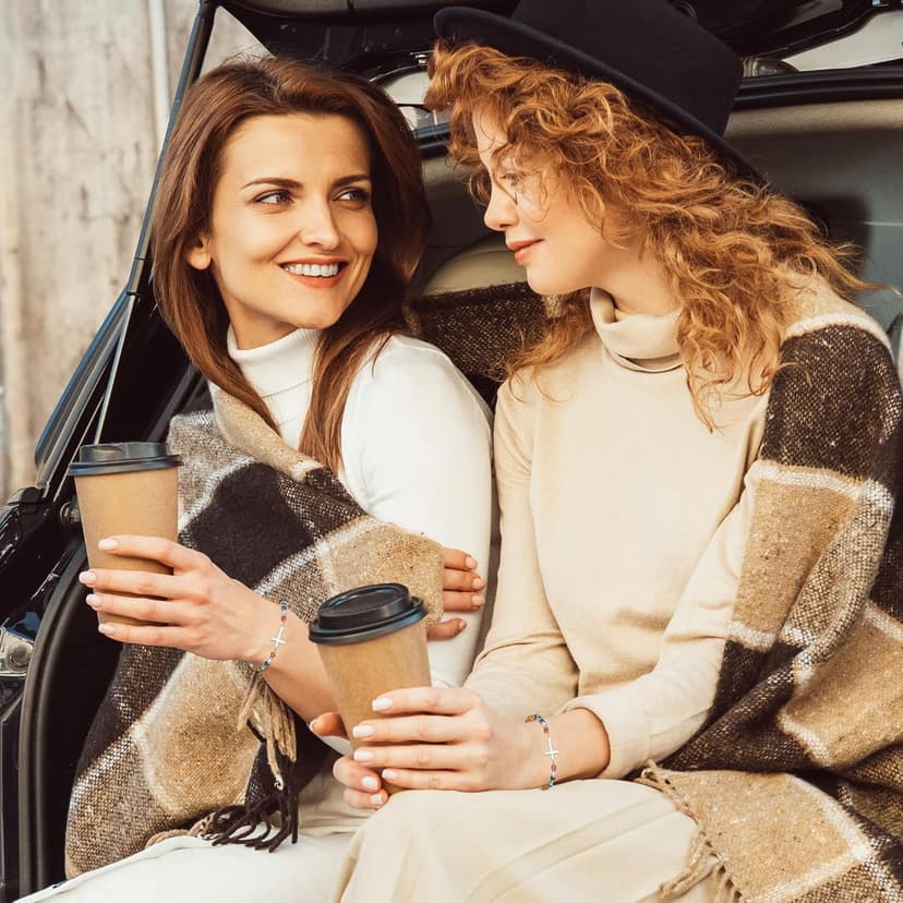 TONY & SANDY Cross Bracelet for Women, Christian Gifts for Women, Confirmation Baptism Easter Gifts, Unique Gift for Friends Daughter Mom Sister in Christ Niece on Birthday Christmas