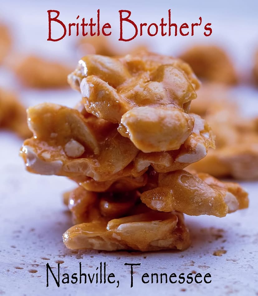 Brittle Brother's Bacon Brittle - 8 oz Box - Voted #1 in America - 4 x's more Nuts! - Cashew Pecan Bacon Corporate Gift Men Women Candy Snack Birthday Sampler Christmas Mother Father Graduation Office Mix Valentines Day Party
