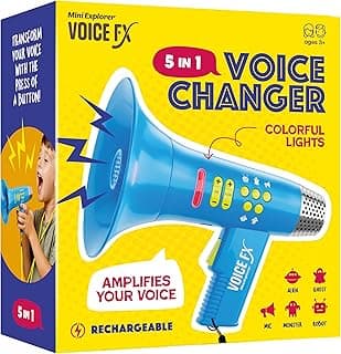 Voice Changer for Kids - Gifts for Kids - Voice Changing Device for Boys & Girls Ages 3-8+ Olds - Birthday Gifts for 3, 4, 5, 7, 8 Year Old Boy - Cool Outdoor Toys Gift Ideas for Kid, Toddler