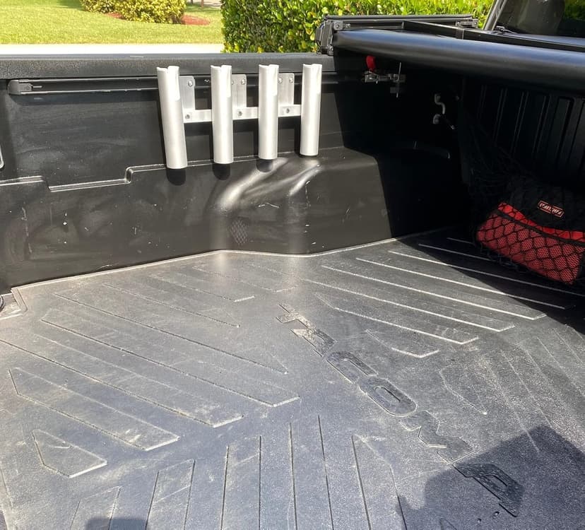 Outdoorsmens Depot Outdoorsmen's Depot Tundra/Tacoma Bed Rail Fishing 4-Rod/Pole Holder Mount USA