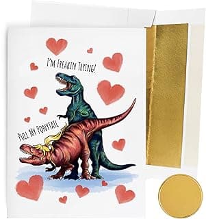 GIFTING GIGGLES Funny Romantic Greeting Card for Him or Her | Great Naughty Gift for Happy Birthday, bday, Anniversary or Valentine's Day | from Wife, Husband, boyfriend, bf, gf or Girlfriend