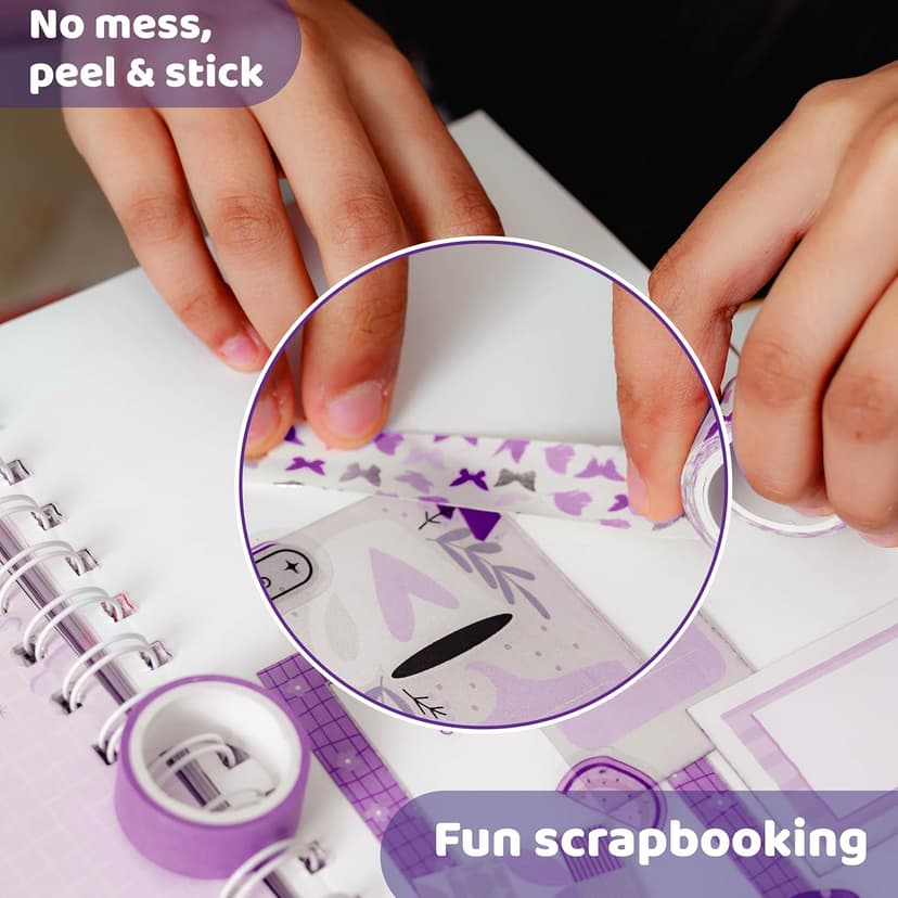 jackinthebox Gratitude Journal Kit for Girls Ages 8-12, 242 pcs, Scrapbooking Journal Set for Teen & Tween Girls,10 Fun Gratitude Exercises, Journal Art & Craft Kit, Ideal Gift for Girls 8 9 10 11 12