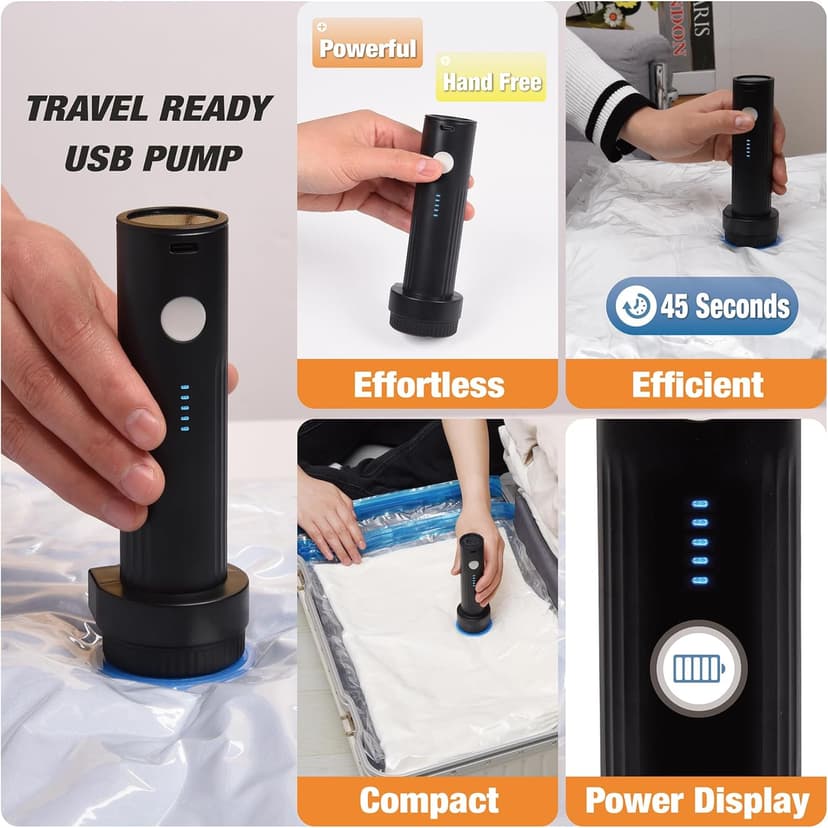 15 Space Saver Bags with Electric Pump