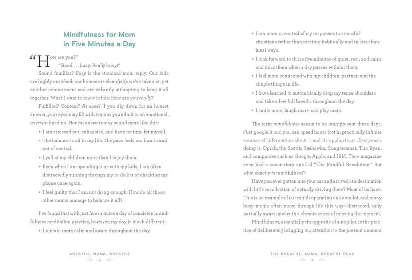 Breathe, Mama, Breathe: 5-Minute Mindfulness for Busy Moms