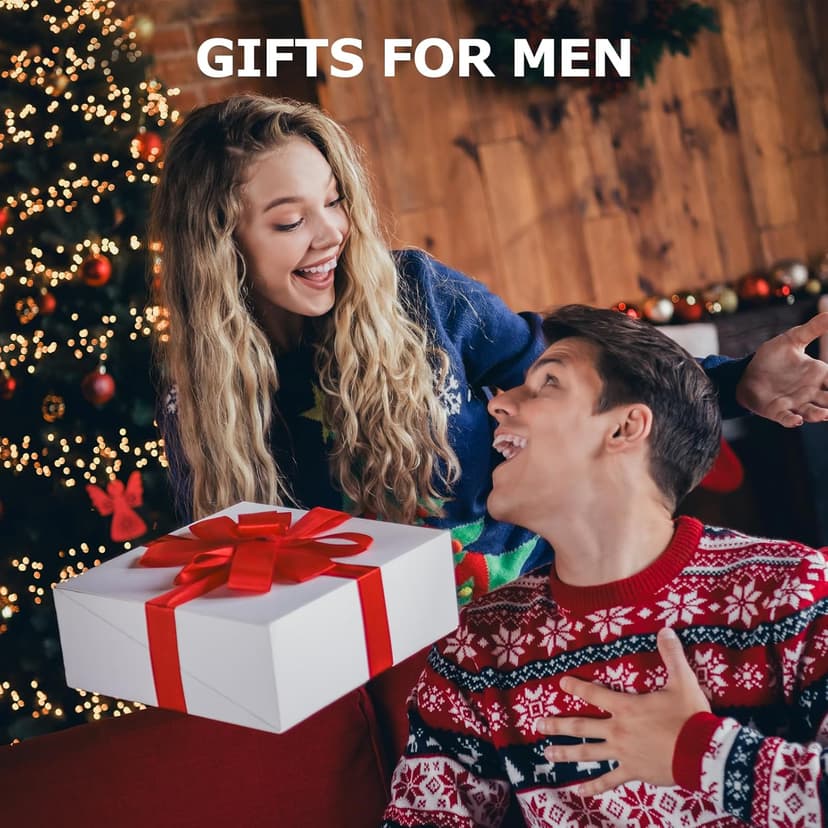 Vacuum Beard Trimmer for Men, New Version Adjustable Precision Trimming Length with 2 Comb, Electric Cordless Vacuum Trimmer for Beard, Waterproof and Rinses Easy, Blades for Skin fit