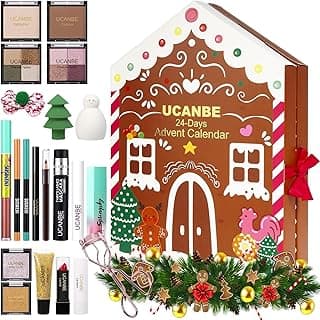 Makeup Advent Calendar 2025, 24 Days Christmas Gift Makeup Sets For Women, UCANBE 2025 Xmas Countdown Calendar Full Makeup Kits Beauty Makeup & Cosmetic For Teens, Girls Gift