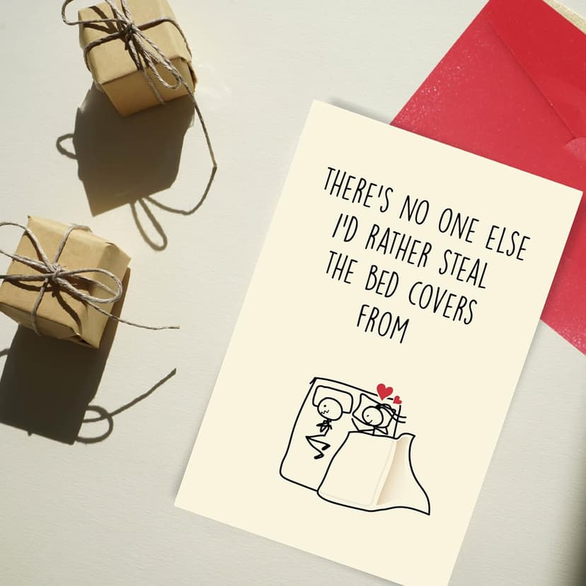 Cheerin Funny Anniversary Card with Envelope - Hilarious Greeting Card for Couples - Birthday Gift for Husband or Boyfriend from Wife or Girlfriend