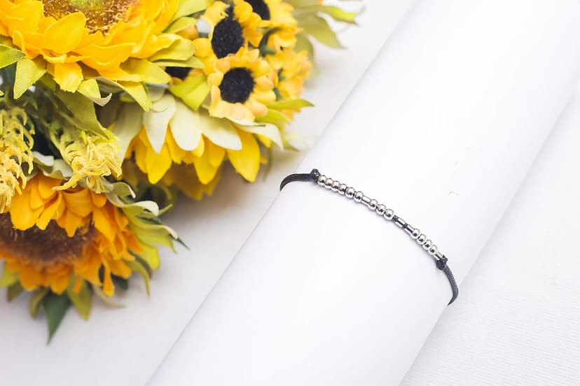 morniface Morse Code Bracelets for Women, Inspirational Gifts Jewelry Girls Birthday Graduation Gifts for Her Best Friends