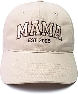 Mama EST 2025 Hat, New Mom Gift, Frist, Embroidered Mama Cap for Women, Gift for New Moms