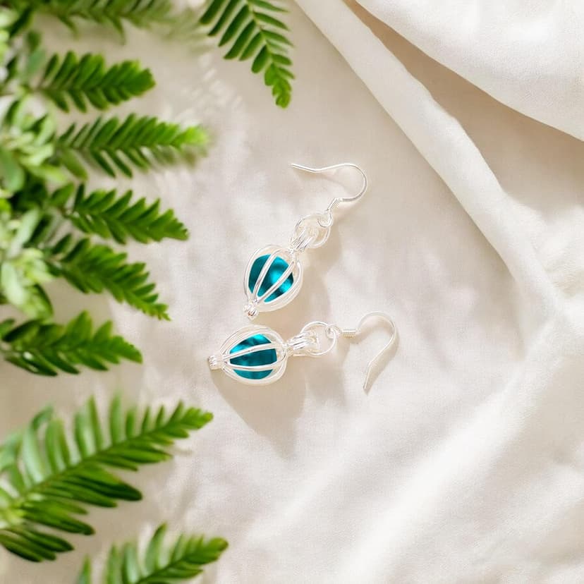 Bottled Up Designs Handmade Drop Earrings, Eco Friendly, Recycled Vintage Bottles, Made in USA, Birthday Gifts, Mothers Day, Women, Anniversary