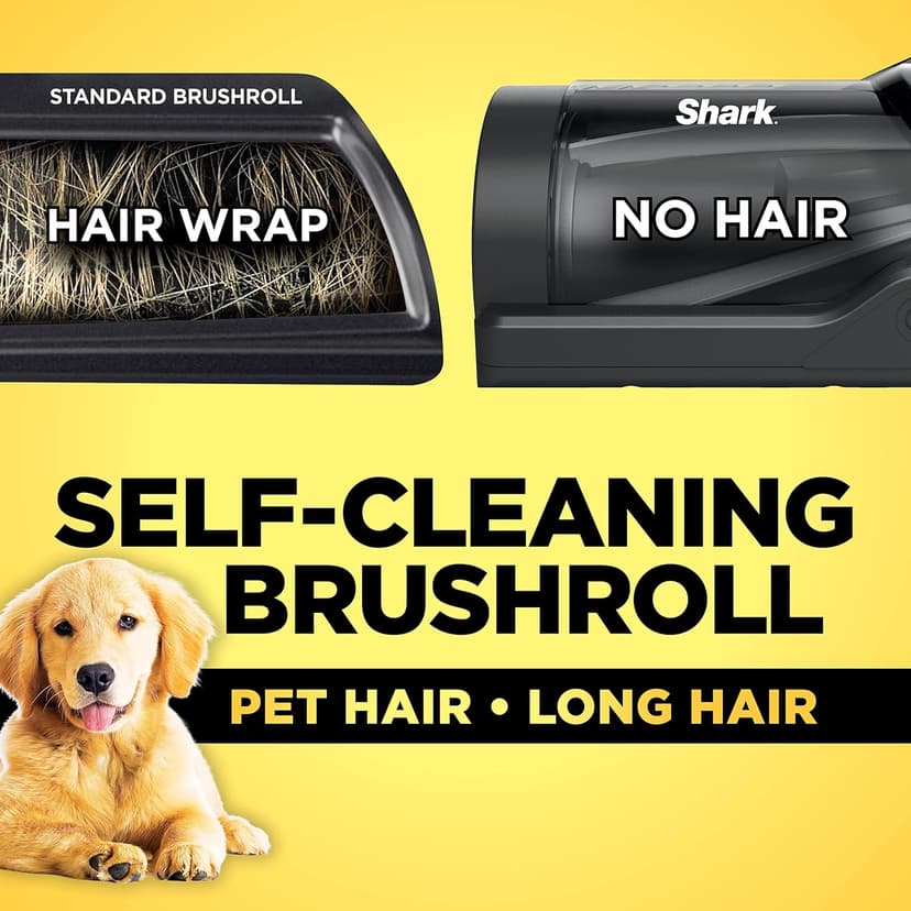 Shark HZ702 Ultralight PetPro Corded Stick Vacuum with PowerFins HairPro Odor Neutralizer Technology, Wine Purple