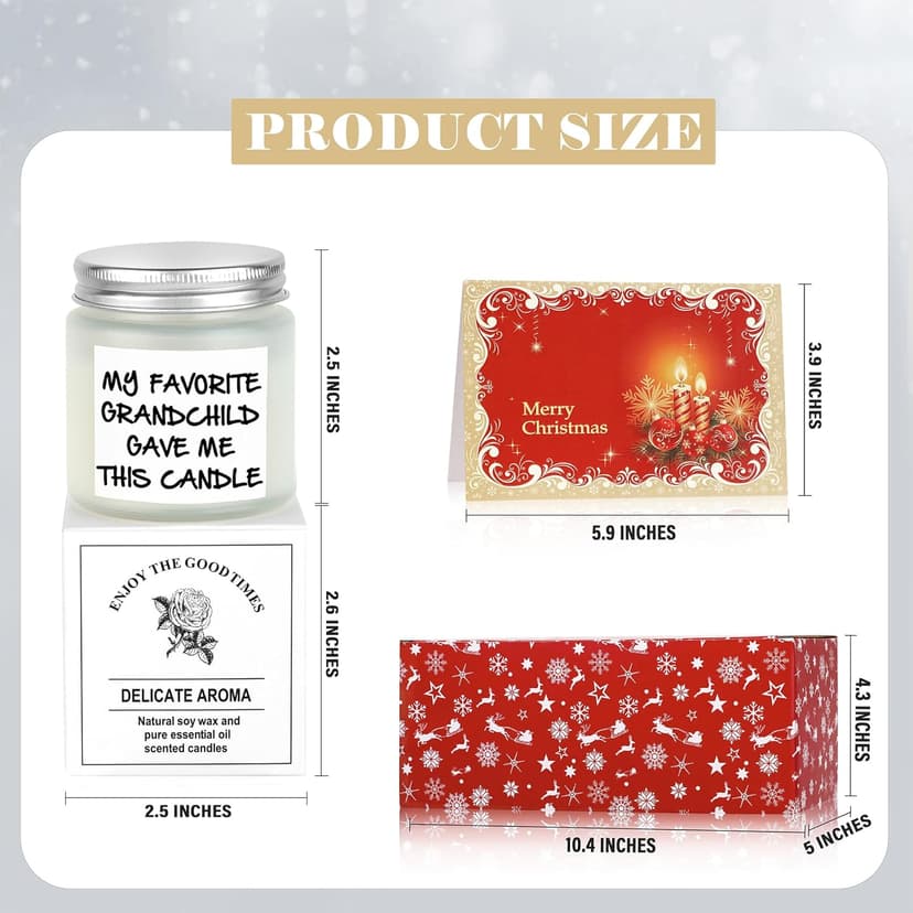 Grandma Christmas Ideas Gifts - Unique Gifts for Grandma - Basket Set of 5