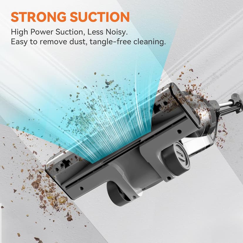 Vazone R6X Corded Stick Vacuum Cleaners for Home, 30Kpa Powerful Suction Stick Vacuum with 16Ft Cord, 2 in 1 Lightweight Handheld Vacuum Cleaner for Hardwood Floor Pet Hair