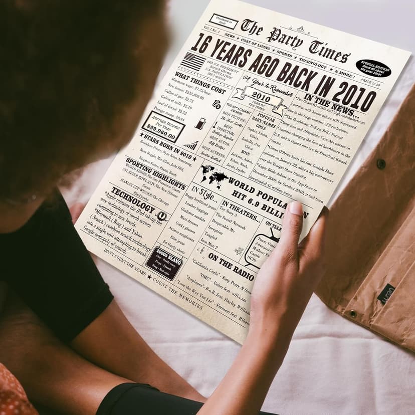 Huameigf Cool Gifts for 16 Year Old Girls Boys, Humor 16th Birthday Gifts Ideas for Girls Boys, Sweet 16th Birthday Card for Her Him, Happy 16 Birthday Decorations for Daughter Son