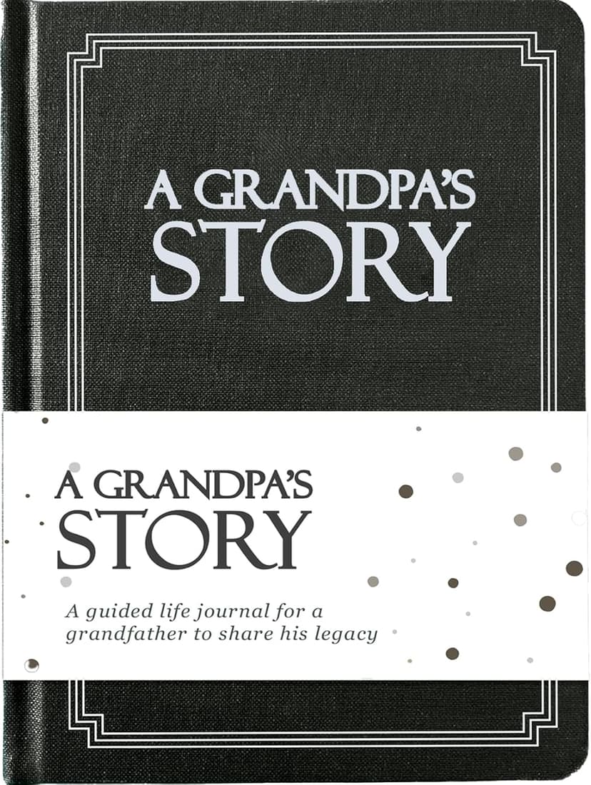 Grandpa's Life Story Journal (Hardcover): A Meaningful Keepsake for Grandpa to Share His Journey & Memories, Book Includes 250+ Prompt Questions, Sentimental Gift for Father's Day, Birthday, Christmas