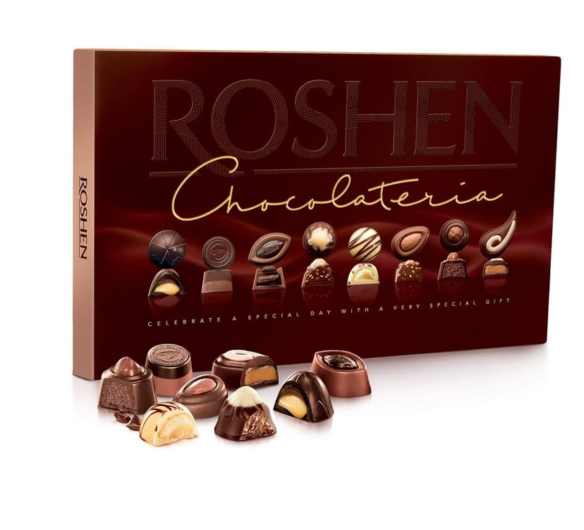Roshen Assortment "Chocolateria" Candy Gift Box (194gr/6.84oz)