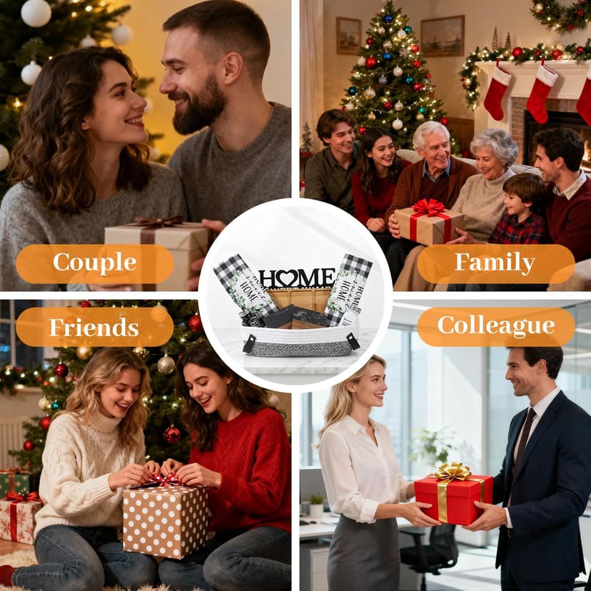 House Warming Gifts New Home, 10 Pcs Housewarming Gift Ideas, New House Gift Basket for Homeowners Couples Women, Closing Gifts for Home Buyers