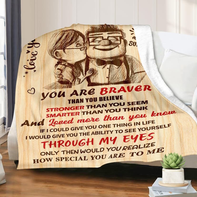 Birthday Gifts for Husband from Wife - Anniversary Wedding Gifts for Men - Romantic Love Present for Him - Christmas Fathers Valentines Day Birthday Gift Ideas for Husband - to My Man Blanket 50"x60"