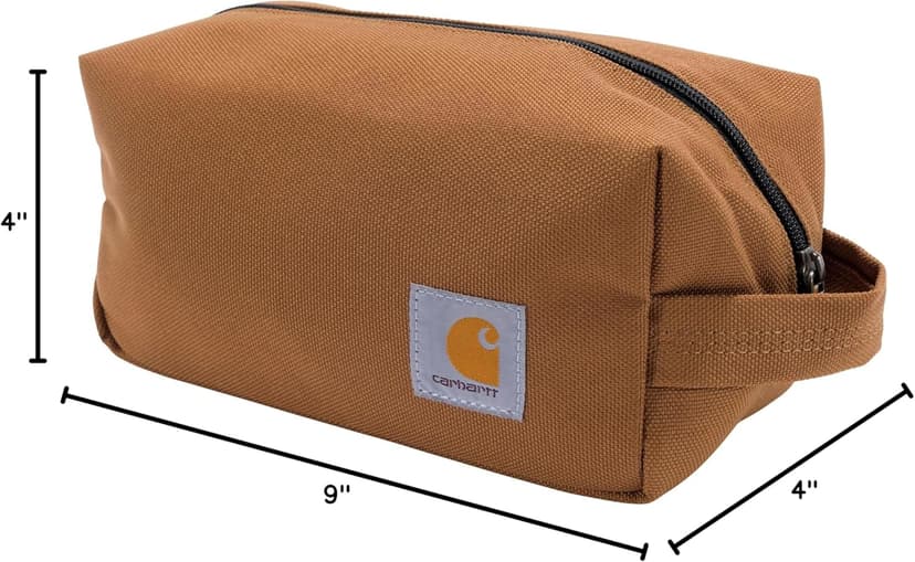 Carhartt Durable Travel Kit, Organize Essentials W/the Water Resistance Free Toiletry Bag