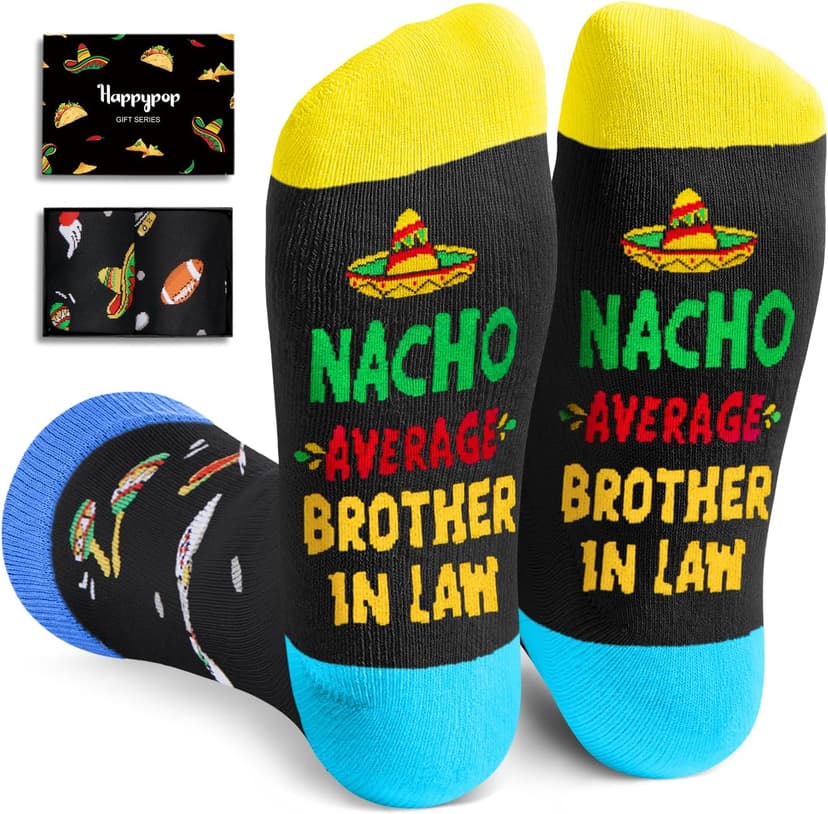 HAPPYPOP Novelty Family Gifts - Gifts for Son Uncle Grandson Nephew, Funny Men Socks