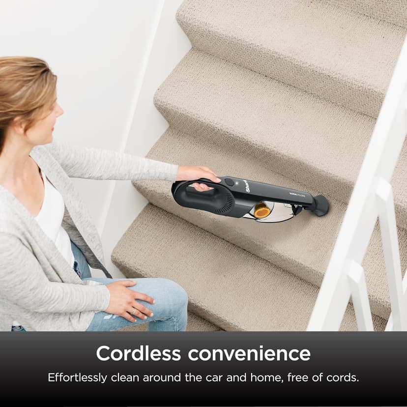 Shark UltraCyclone Pet Pro Plus Cordless Hand Vacuum, Powerful Suction, Handheld Vacuum for Car & Home, Pet Power Brush, Crevice Tool, Scrubbing Brush, XL Dust Cup, Black, CH951