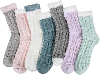Womens Winter Fuzzy Socks Cozy Fluffy Sock Warm Fuzzy Christmas Socks for Women