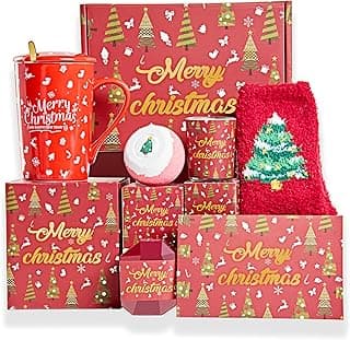 Womens Gifts for Christmas Mom Grandma Sister Wife Girlfriend Teacher Coworker Unique Christmas Gifts Basket Christmas Presents xmas Gift for Women