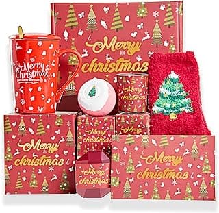 Womens Gifts for Christmas Mom Grandma Sister Wife Girlfriend Teacher Coworker Unique Christmas Gifts Basket Christmas Presents xmas Gift for Women