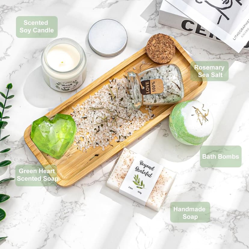 Liosenuiy Thank You Gifts for Women, Employee Appreciation Baskets for Coworkers, Thank You Gift Box Set for Teacher, Friends, Boss, Volunteer, Nurse, Appreciate Gratitude Farewell Going Away