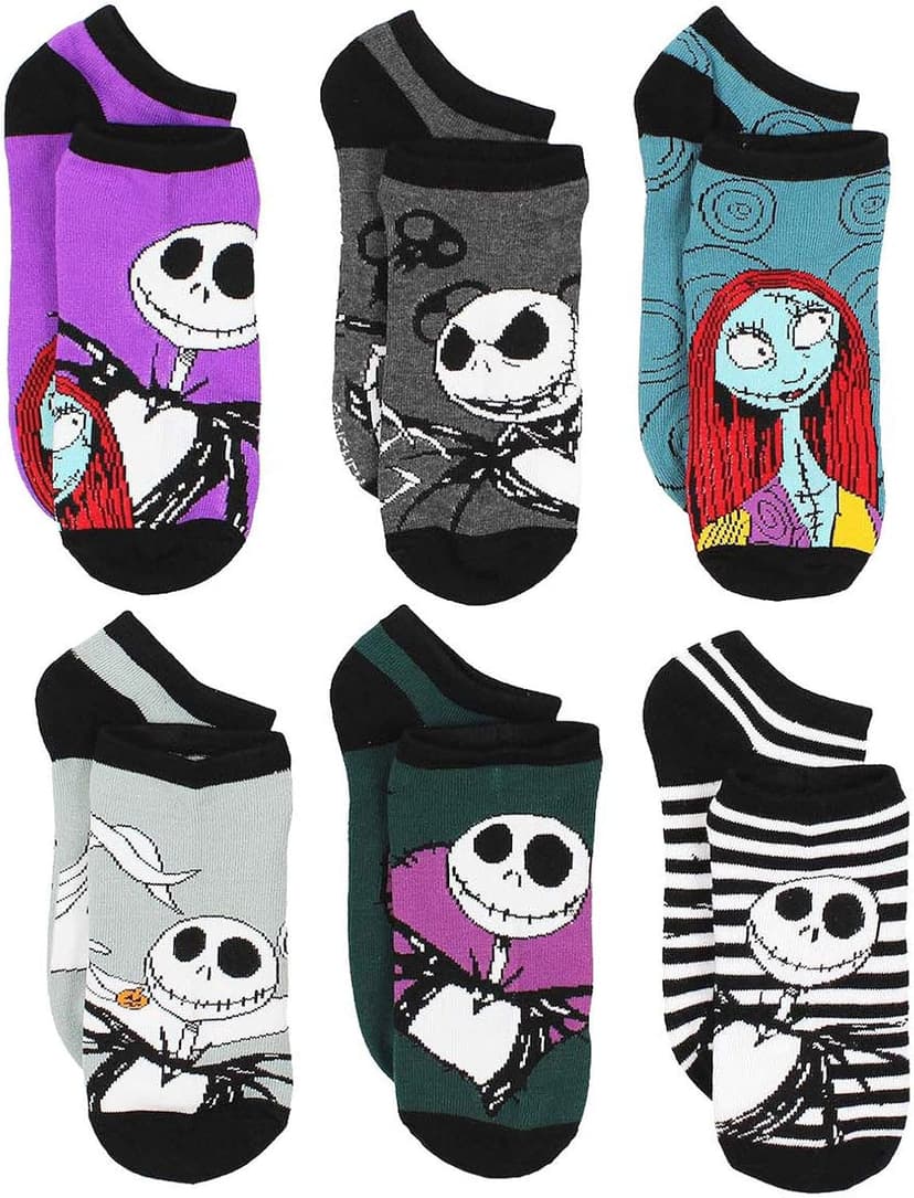 Disney Character Kids Adults 6 Pack Sock Set