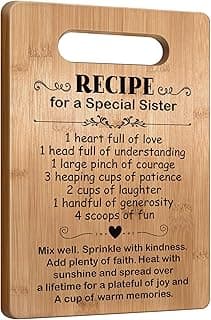 Sister Birthday Gifts from Sister, Friendship Gifts for Women, Sister Cutting Board Gifts, BFF Friend, Soul Sister, Sister Gifts for Women