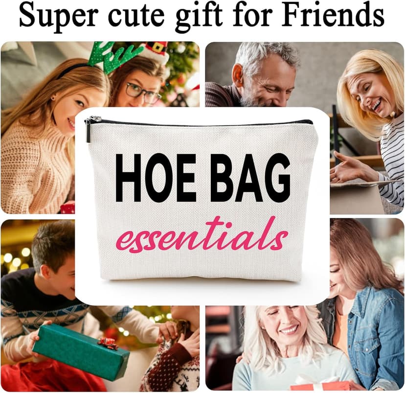 Funny Gifts for Women, Friends, Hostess Gift Ideas Cool Gifts for Women Girls Birthday Gift Ideas Gag gifts Girls Weekend Overnight Fun Makeup Travel Bag Cosmetic Bag
