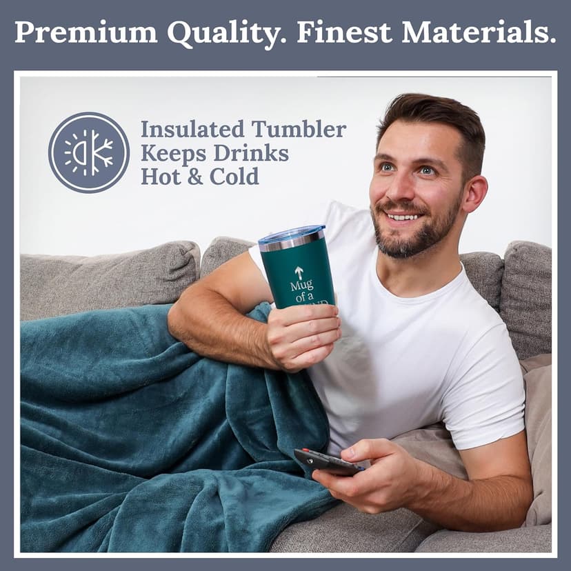 GOLDMUS Gift Basket for Men – Funny Birthday Basket for Men, Luxury Gift Box for Appreciation or Thank You, Celebration Surprise Set, Unique Mens Gift Basket Idea for Relaxation and Thoughtful Moments