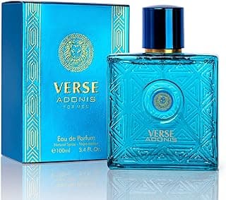 NovoGlow Verse Adonis Eau De Parfum for Men 3.4 Fl. Oz. 100ml Men's Perfume Refreshing Combination of Woody Floral & Fruity Scents - Masculine Scent Lasts All Day A Gift for Any Occasion