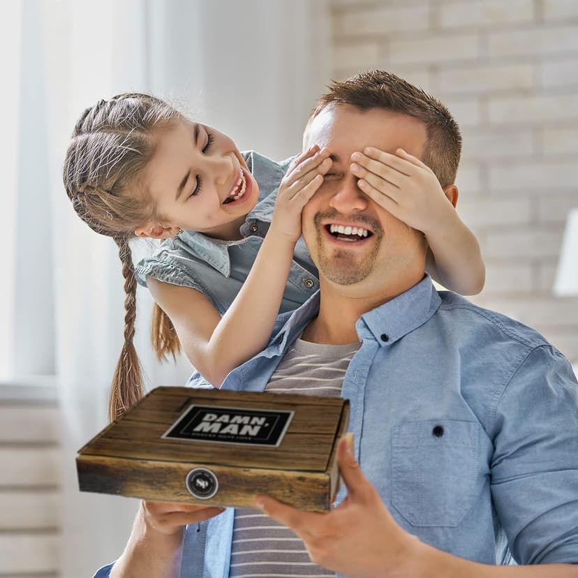 Beef Jerky Gift Basket for Men with Nuts - 12pc Meat Snack Food Variety Box, Unique Food Gift Idea for Birthday, for Husband, Family, Care Package for Guys, Adults