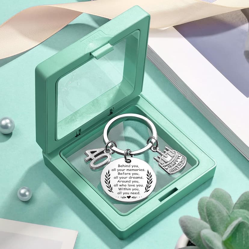 40th Birthday Gifts for Women Her, Funny Turning 40 Year Old Gifts, Best 40 Fabulous 1985 Birthday Gifts Basket Unique Happy 40th Birthday Gifts Ideas for Her Mom Sister Friend Wife Daughter Coworker