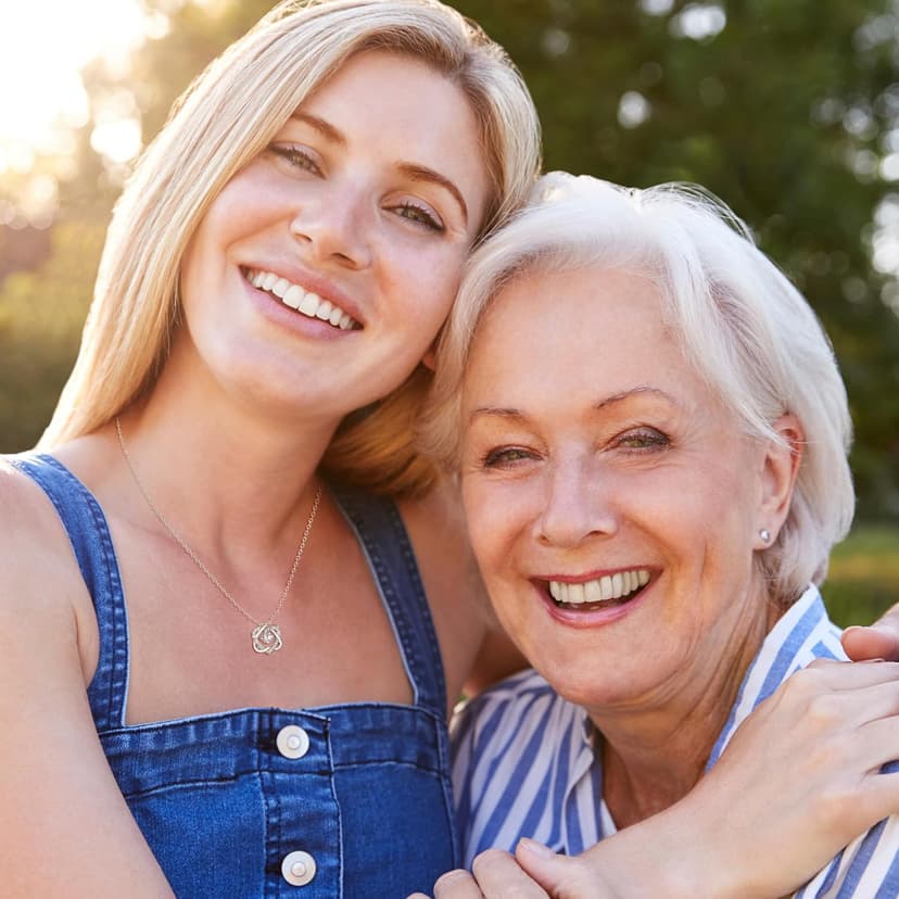 Sons Girlfriend Necklace from Mom, To my Son's Girlfriend Gifts, Sterling Silver Two Interlocking Infinity Double Heart Necklace, Valentine's Day Jewelry Birthday Gift