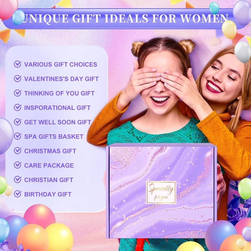 Fortuning's JDS 13PCS Thank You Gifts for Women,Appreciation Spa Thoughtful Unique Office Gift Mothers Day Gifts for Coworker Nurse Friends Boss Teacher Mom Her Appreciation Gift Boxes Holiday Basket