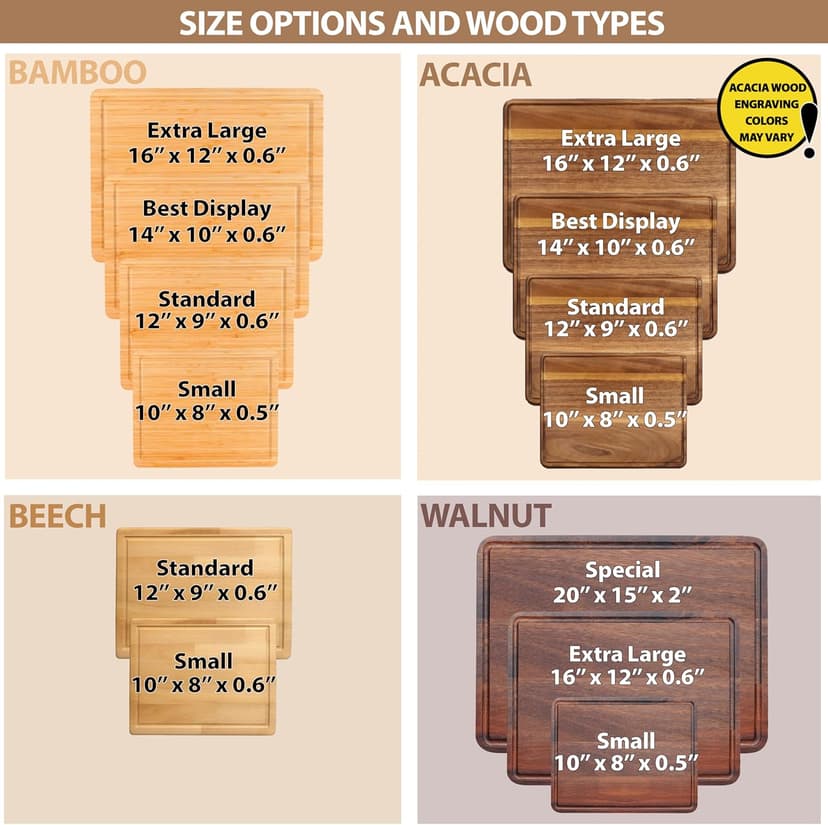 Custom Cutting Board Gift for Christmas, Engraved Wood Charcuterie Board for Housewarming, Anniversary, New Home, Wedding, Engagement, Best Gift Ideas for Couples, Parents, Women, Newlyweds