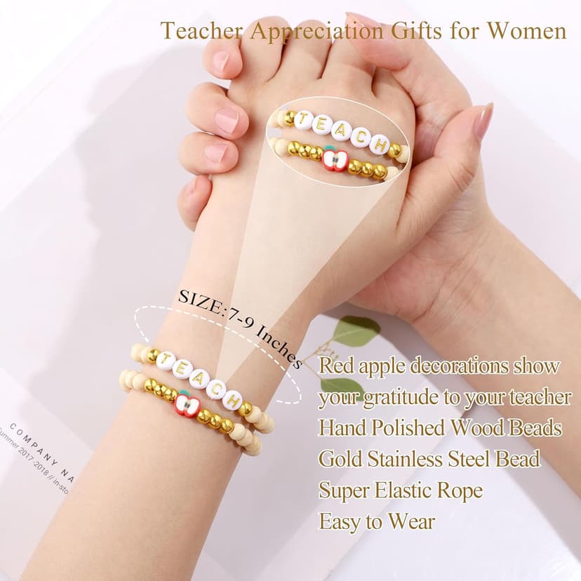 Teacher Appreciation Gifts for Women, Christmas Valentines Day Thank You Gifts for Teachers from Student, Thanksgiving Back To School Present