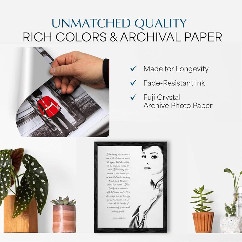 The Beauty of a Woman Wall Art Print – Famous Inspirational Quote Poster – Elegant Feminine Home Décor for Bedroom, Office, or Living Room – Meaningful Gift for Women, Mom, or Friend.11x14 Unframed