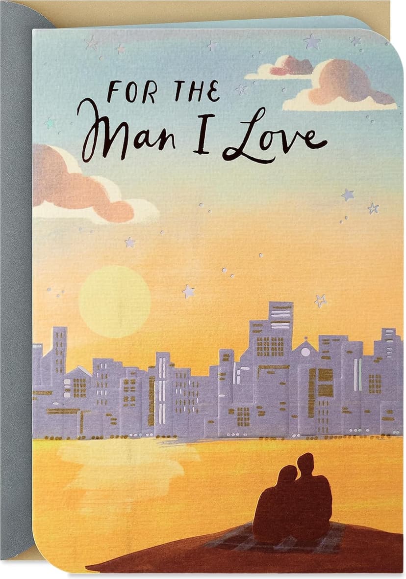 Hallmark Anniversary Card for Husband or Boyfriend (Man I Love)