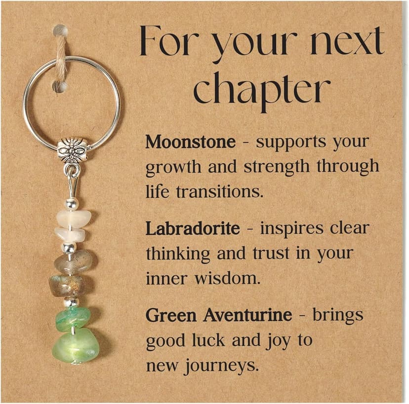 Cute Keychain Best Friend, Coworker Gifts, Teacher, Nurse, Retirement Gift For Woman, Crystal Key Chains For Farewell, Going Away, Leaving, Housewarming, New Job (For Your Next Chapter)