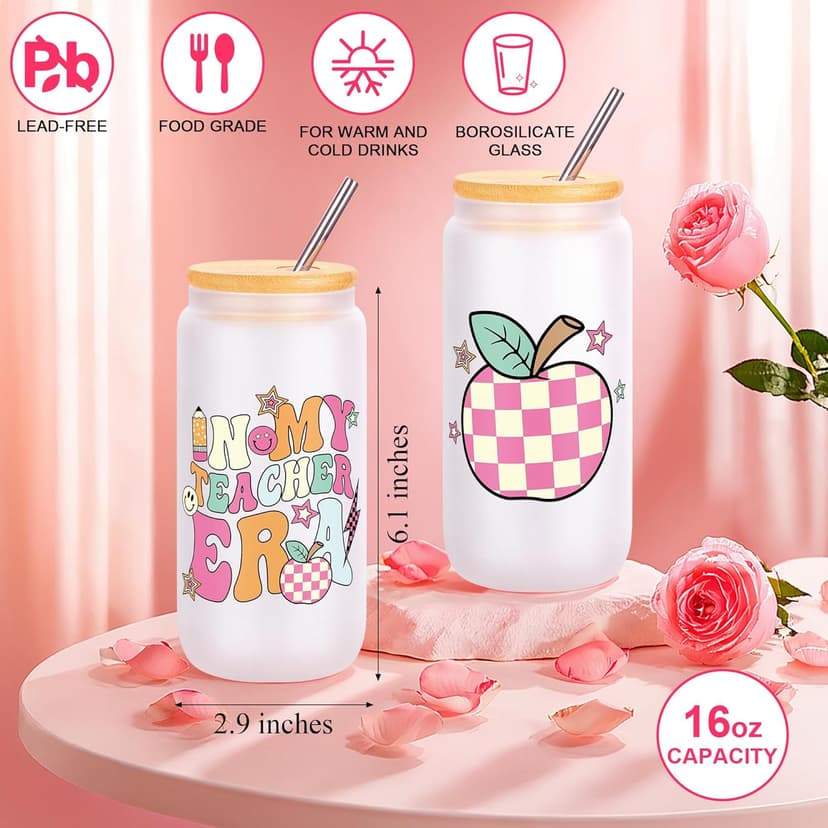 Teacher Appreciation Gifts, Teacher Valentine Christmas Gifts Ideas Basket Set of 5