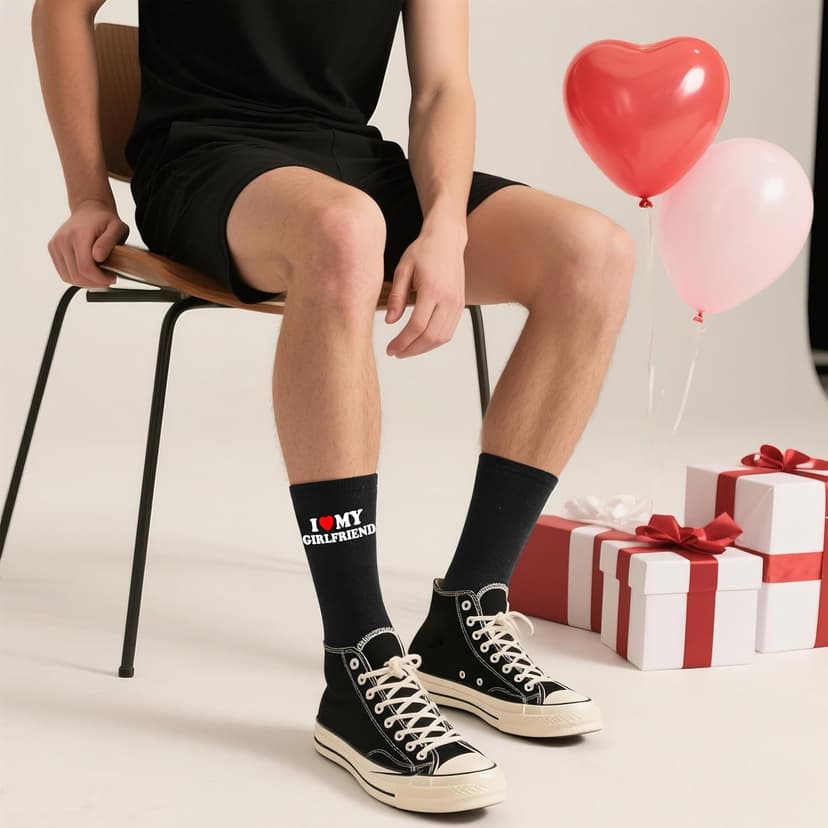 Moyel Husband Boyfriend Gift Ideas Funny Cool Socks for Men, Romantic Gifts for Anniversary, Valentine's Day, Birthday