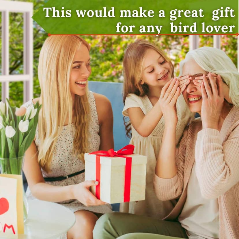 Hummingbird Nesters - Bird Nesting Material Holder for Wild Birds - Humming Bird House Materials Gifts for Bird Watching Nature Lovers - Refillable Outdoor Nesting Station to Build a Nest